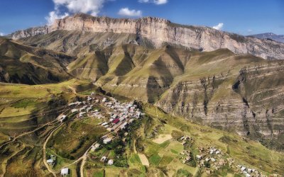 Гора Гуниб в Дагестане