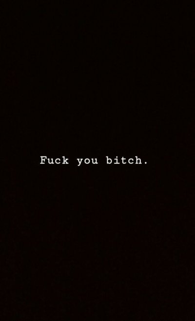 Чёрные обои с надписью