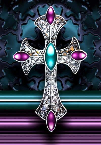 Красивый Готический крест