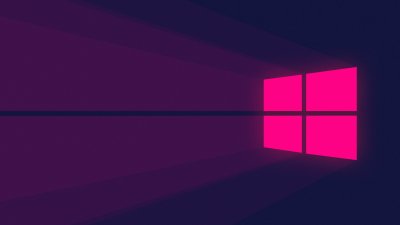 Обои виндовс фиолетовые