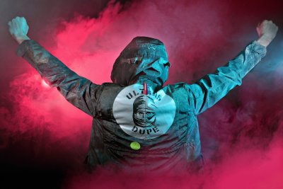 Футбольный фанат арт