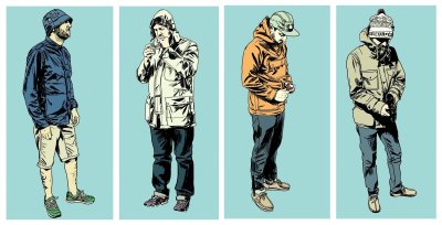 Кэжуал стиль рисунок