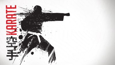 Плакат каратэ