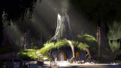 Шрек дом болото