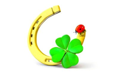 Четырёхлистный Клевер символ удачи