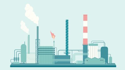 Завод рисунок