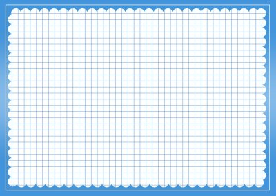 Тетрадный лист в клеточку