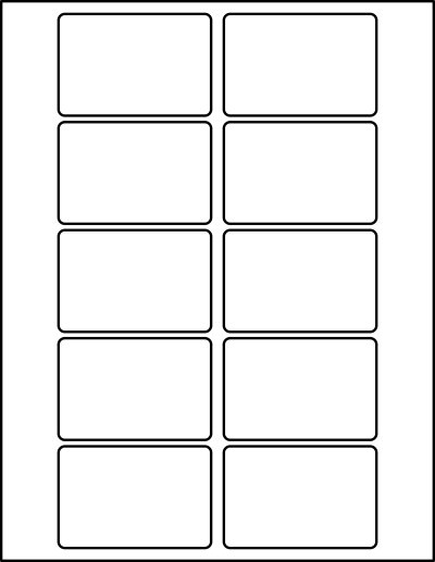 Разметка для визиток на а4