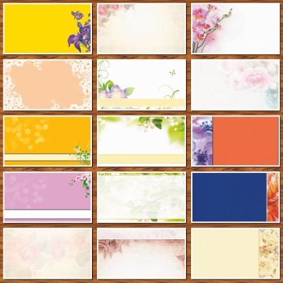 Макет визитной карточки