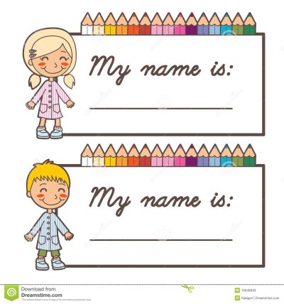 Бейджики для детей в детском саду