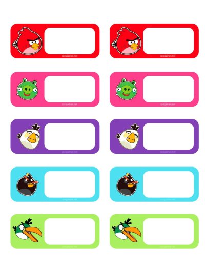 Наклейки для подписи