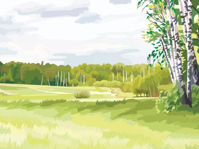 Пейзаж картинки для детей