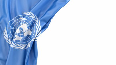 Флаг организации Объединенных наций