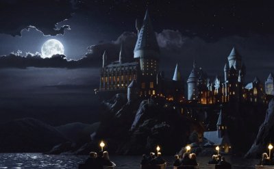 Гарри Поттер замок Хогвартс фон