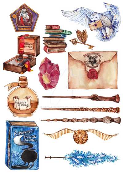 Хогвартс Гарри Поттер волшебные вещи