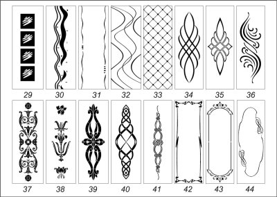 Орнамент эскиз