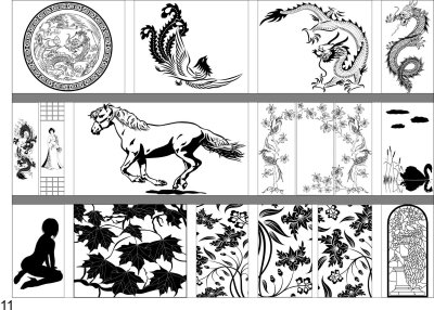 Рисунки для травления по металлу