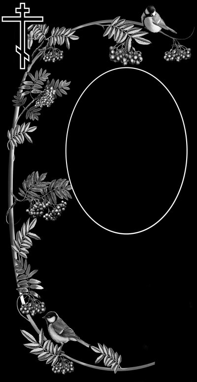 Рамки на гранитных памятниках