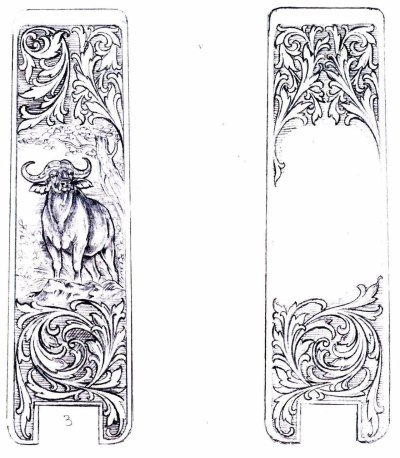 Рисунки для травления на ножах