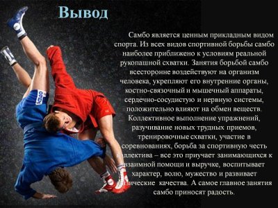 Самбо спорт