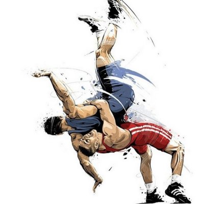 Греко Римская борьба вектор