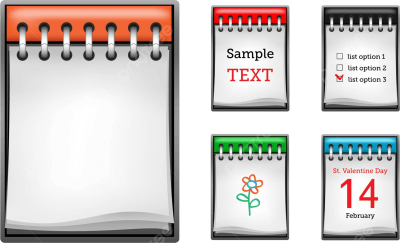 Календарный лист вектор