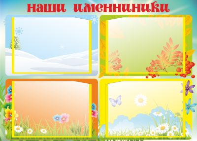 Уголок именинника в классе