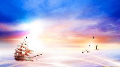 Корабль в небе