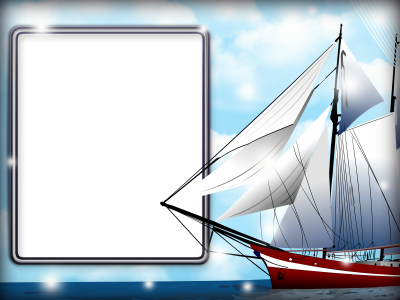 Рамка с кораблем