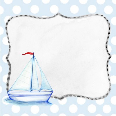 Рамка морская тема