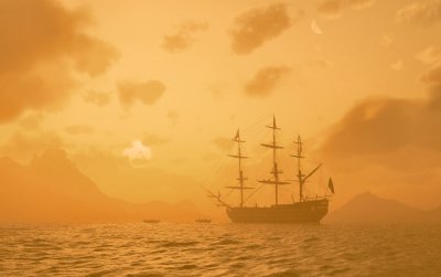 Фон для презентации корабль