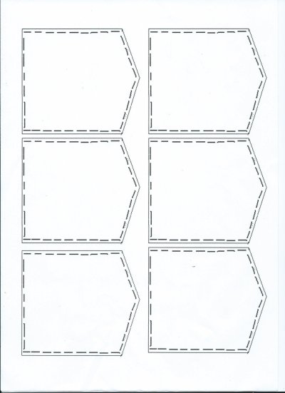 Трафареты конвертов для лэпбуков