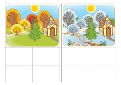 Времена года иллюстрации