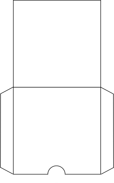 Трафареты конвертов для лэпбуков