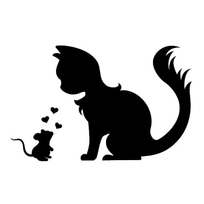 Трафареты кошек для декора