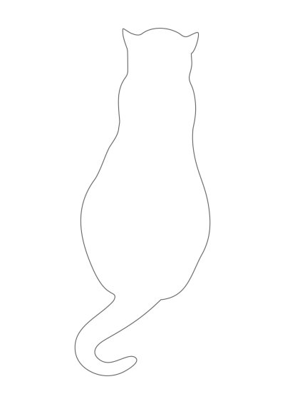 Контур кошки