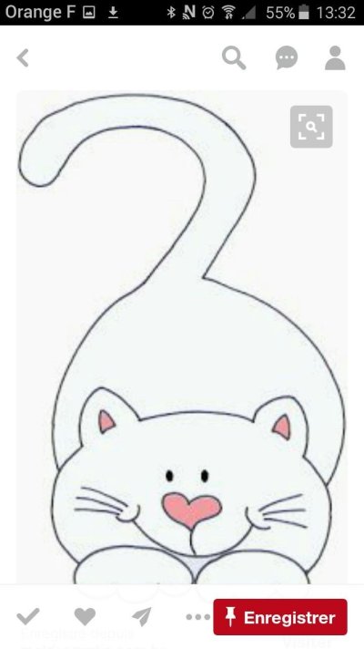 Аппликация котенок