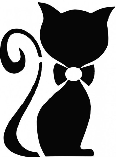 Силуэт кошки