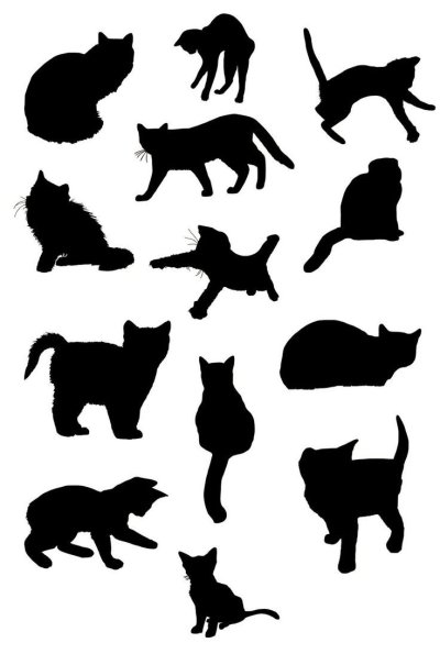 Силуэт кошки