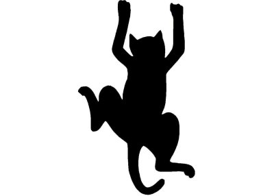 Трафарет кошки