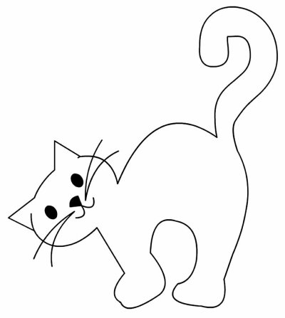 Аппликация "котик"