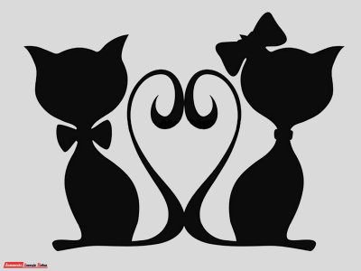 Силуэт кошки