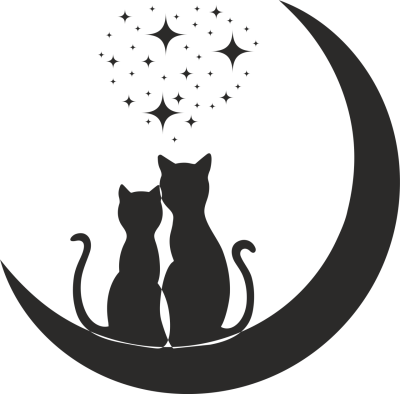 Трафарет кошки