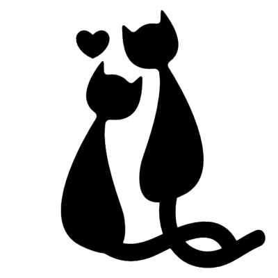 Трафарет кошки