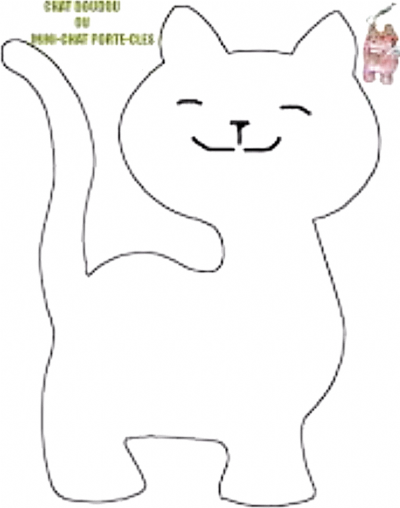 Кошка из фетра выкройка