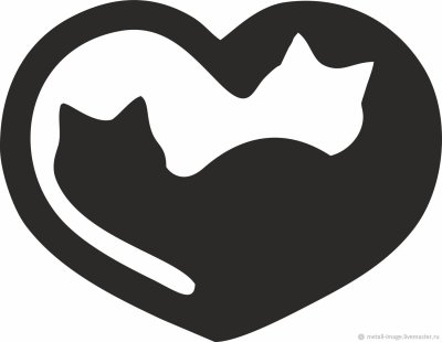 Трафарет кошки