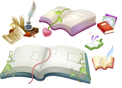 Атрибуты школы на прозрачном фоне