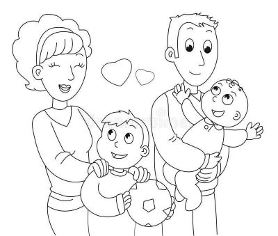 Семья рисунок