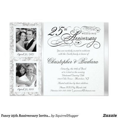 25 Лет свадьбы пригласительные
