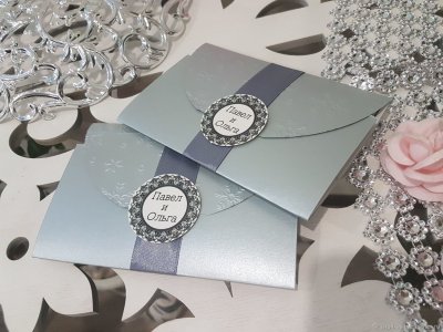Пригласительные в серебре
